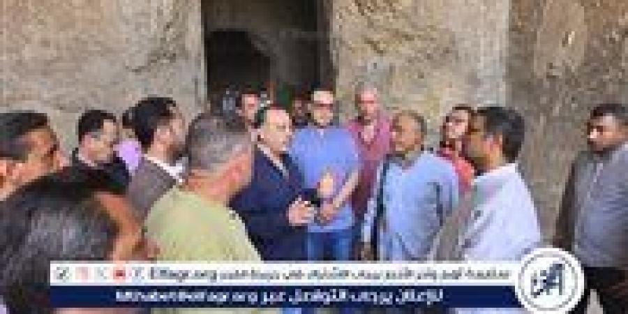 محافظ أسيوط يتفقد مقبرة جفاي – حابي الأول الأثرية بالجبل الغربي للمحافظة - الهلال الإخباري