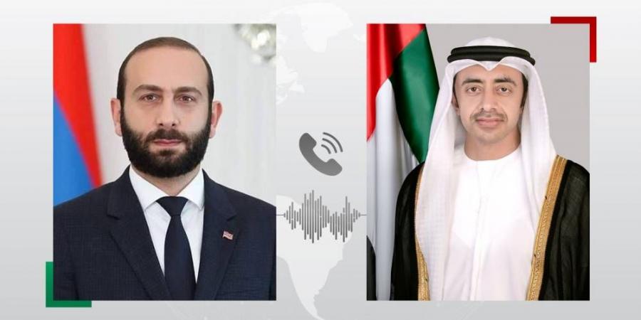 عبدالله بن زايد ووزير خارجية أرمينيا يبحثان هاتفيا تعزيز العلاقات - الهلال الإخباري