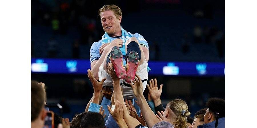 مانشستر سيتي يودع دي بروين بالدموع - الهلال الإخباري