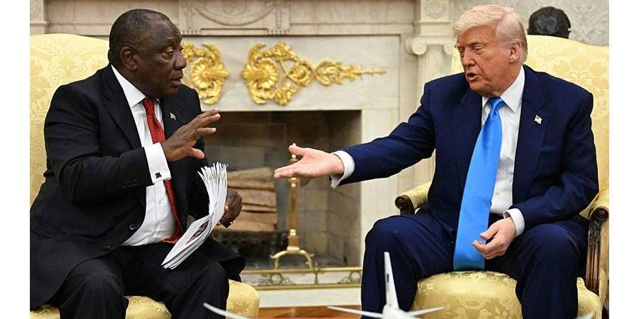 على غرار واقعة زيلنيسكي.. ترامب يواجه رامابوسا بمزاعم عن «إبادة البيض» بجنوب إفريقيا - الهلال الإخباري
