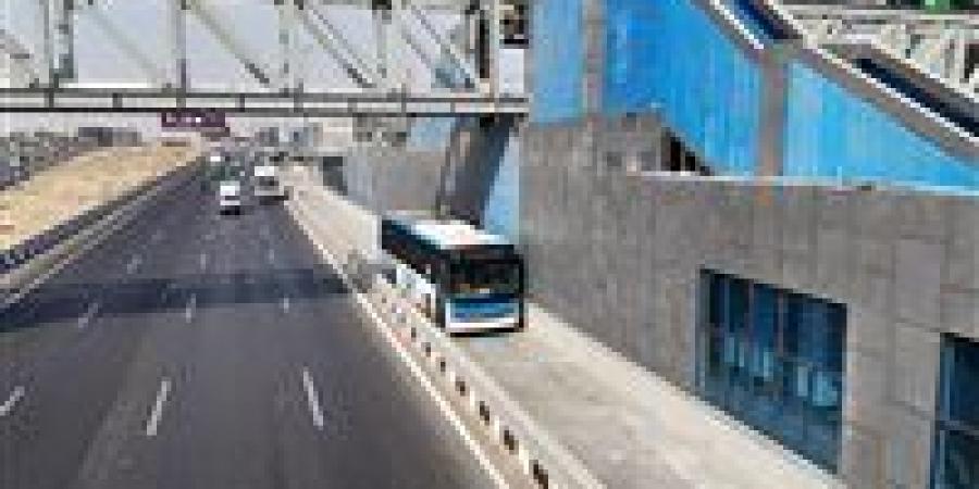 بدء التشغيل التجريبي بركاب للأتوبيس الترددي BRT على الطريق الدائري - الهلال الإخباري