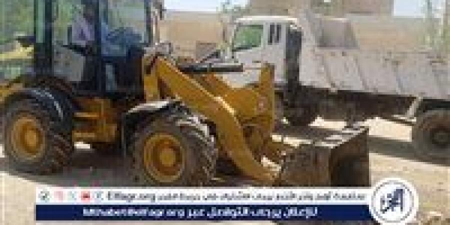 حملة مكبرة لرفع المخلفات بقرى مركز أبوتيج فى أسيوط - الهلال الإخباري