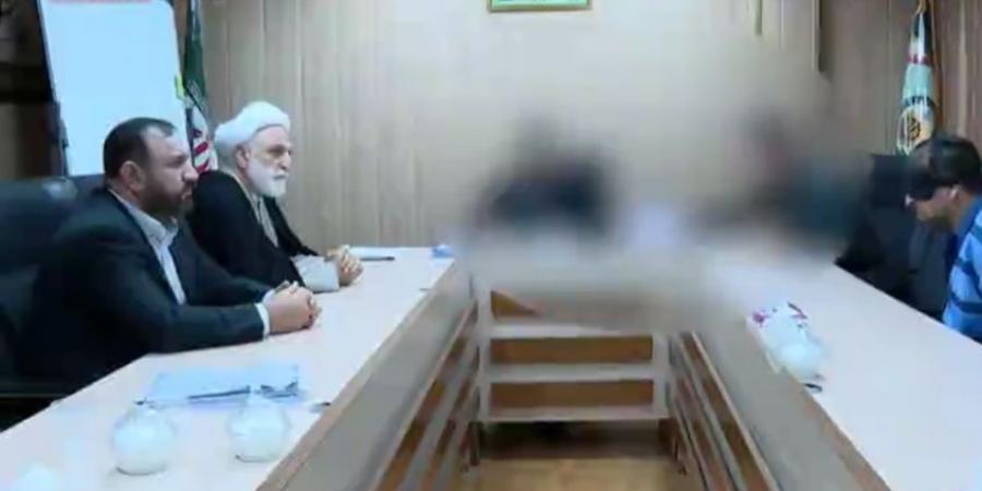 التلفزيون الإيراني ينشر لقطات من تحقيق مع عميل للموساد الإسرائيلي - الهلال الإخباري